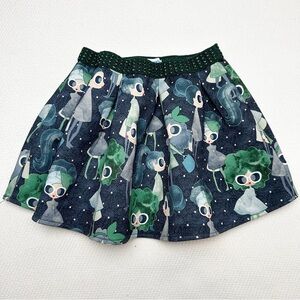 Mayoral girl with glasses skirt